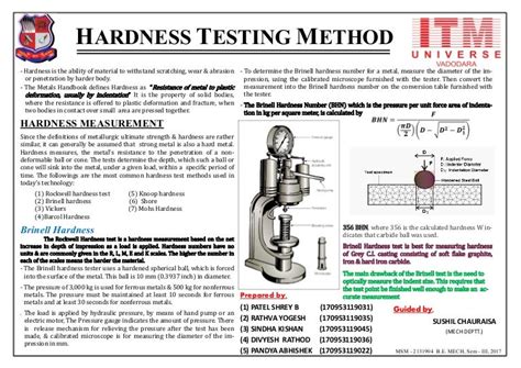 vickers hardness test lab report discussion|brinell hardness test procedure pdf.